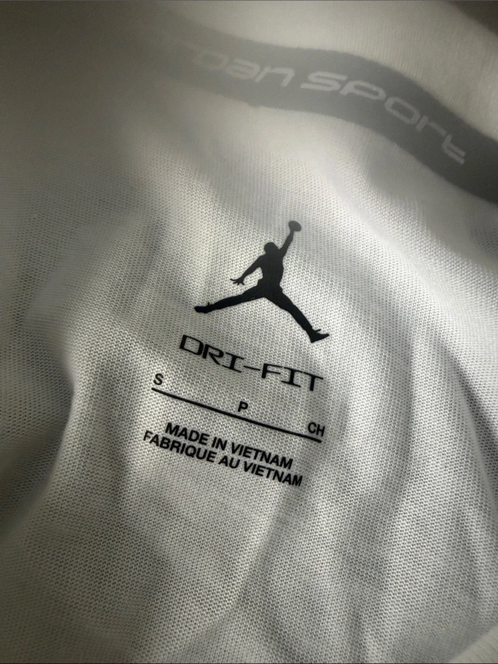 Jordan White Sleeveless Athletic Tank with Jumpman Logo